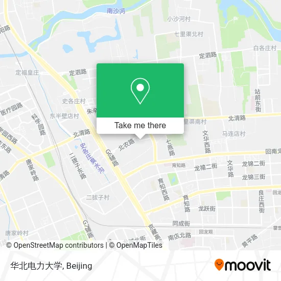 华北电力大学 map