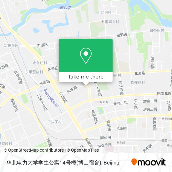 华北电力大学学生公寓14号楼(博士宿舍) map