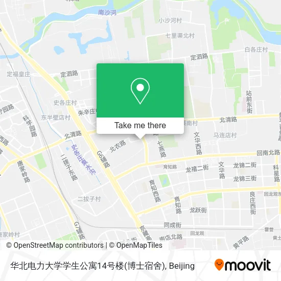 华北电力大学学生公寓14号楼(博士宿舍) map