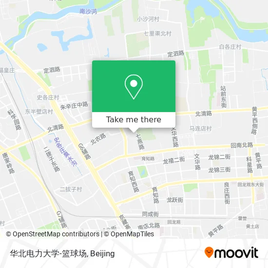华北电力大学-篮球场 map