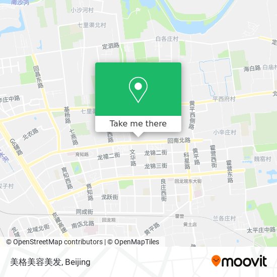 美格美容美发 map