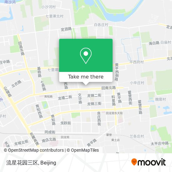 流星花园三区 map