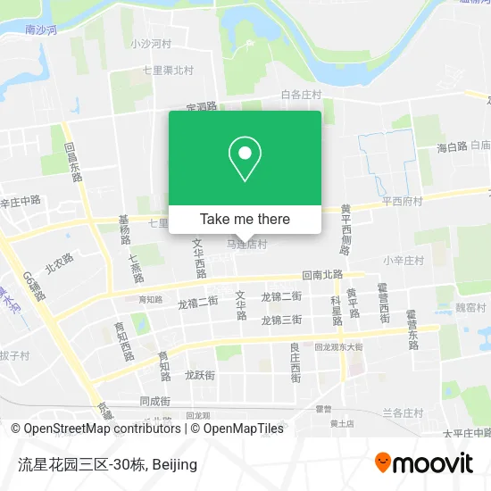 流星花园三区-30栋 map