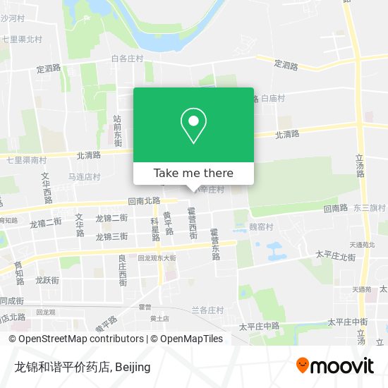 龙锦和谐平价药店 map