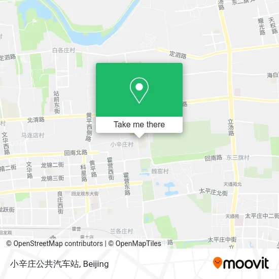 小辛庄公共汽车站 map