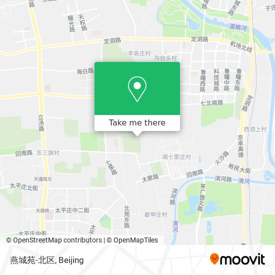 燕城苑-北区 map