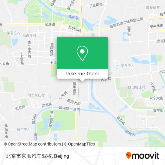 北京市京顺汽车驾校 map