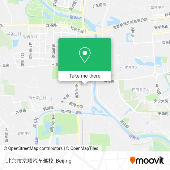 北京市京顺汽车驾校 map