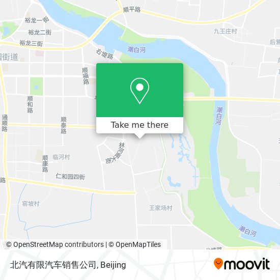 北汽有限汽车销售公司 map