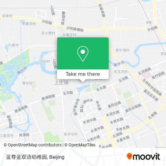 蓝尊蓝双语幼稚园 map