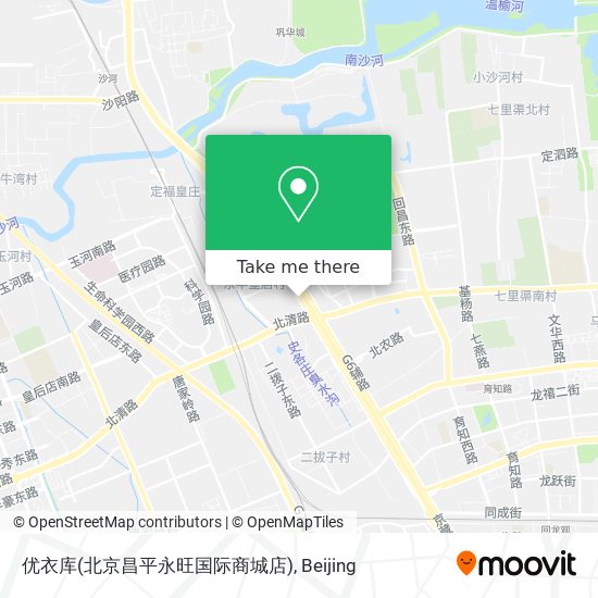 优衣库(北京昌平永旺国际商城店) map