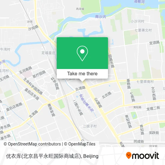 优衣库(北京昌平永旺国际商城店) map