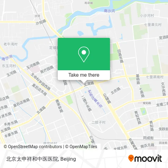 北京太申祥和中医医院 map