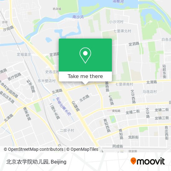 北京农学院幼儿园 map
