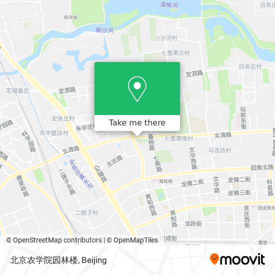 北京农学院园林楼 map