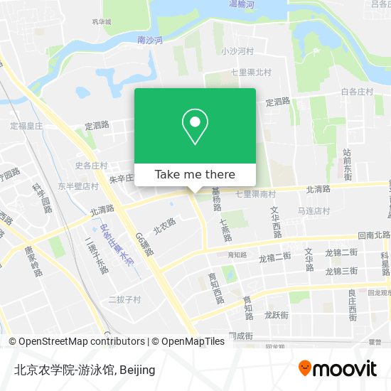 北京农学院-游泳馆 map