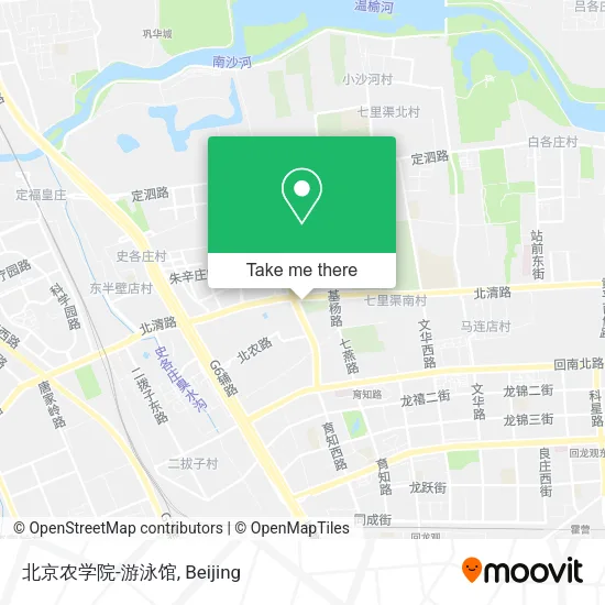 北京农学院-游泳馆 map