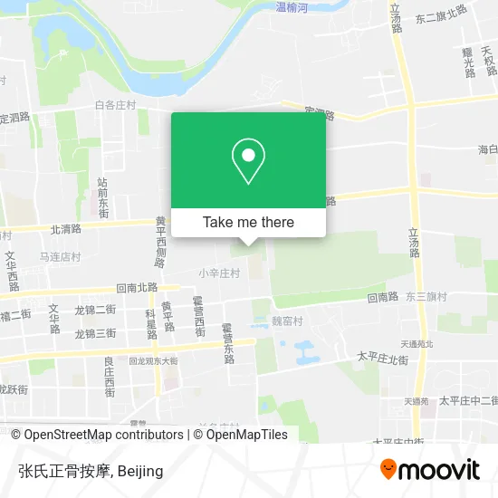 张氏正骨按摩 map