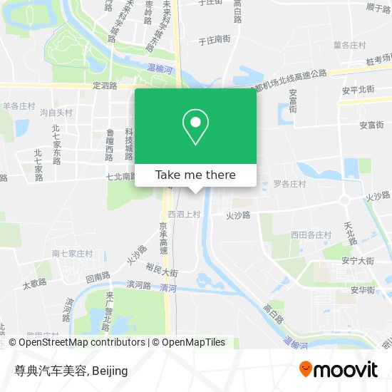 尊典汽车美容 map