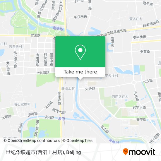 世纪华联超市(西泗上村店) map