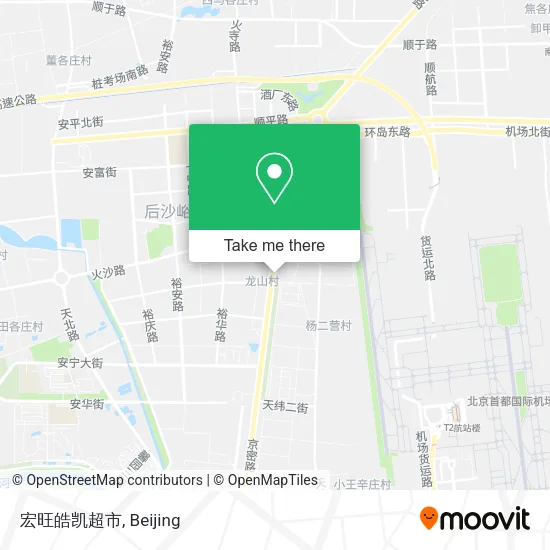 宏旺皓凯超市 map