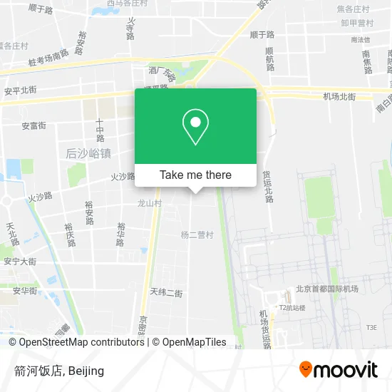 箭河饭店 map