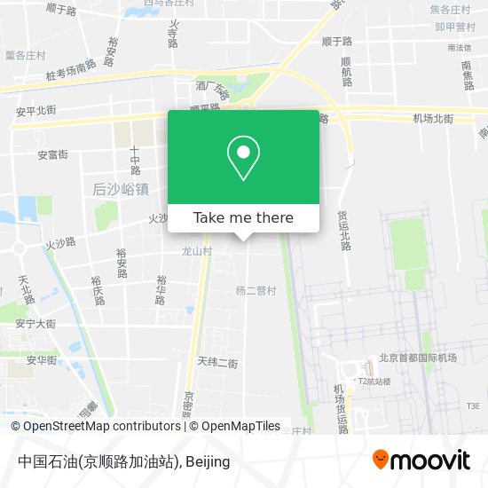 中国石油(京顺路加油站) map