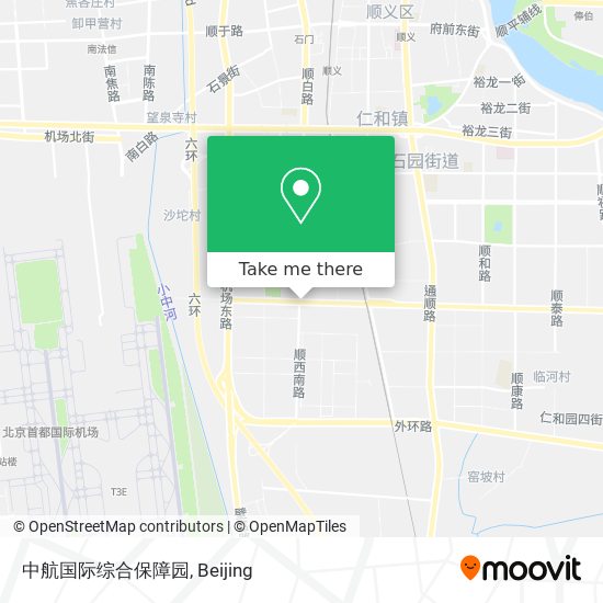 中航国际综合保障园 map