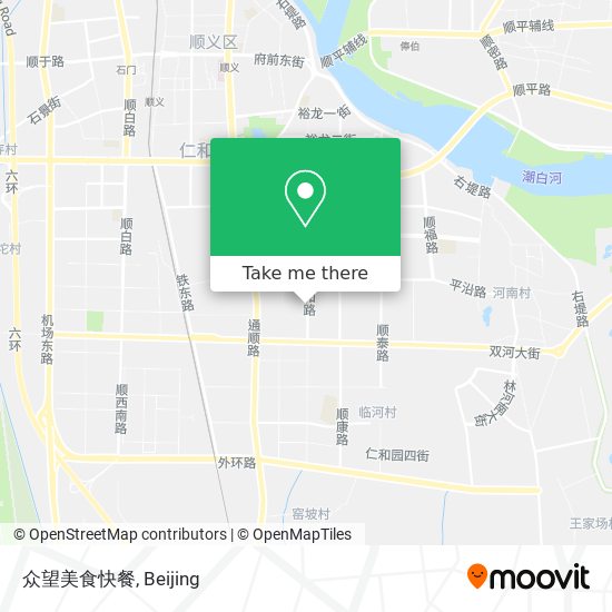 众望美食快餐 map