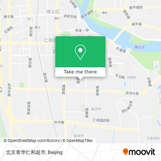 北京青华仁和超市 map