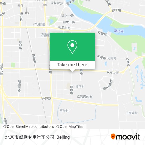 北京市威腾专用汽车公司 map