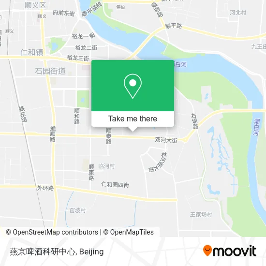 燕京啤酒科研中心 map