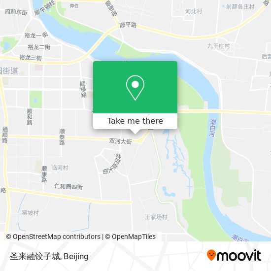 圣来融饺子城 map