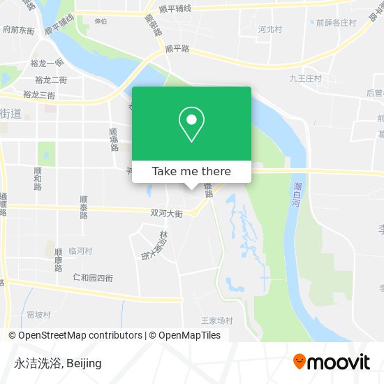永洁洗浴 map