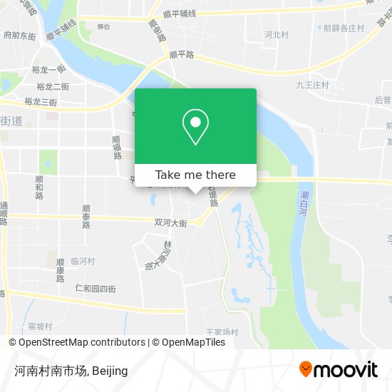 河南村南市场 map