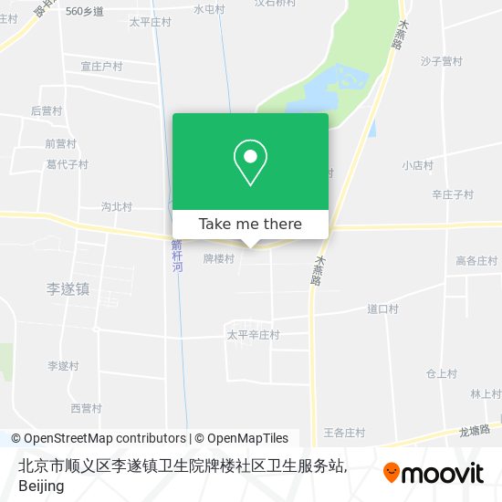 北京市顺义区李遂镇卫生院牌楼社区卫生服务站 map
