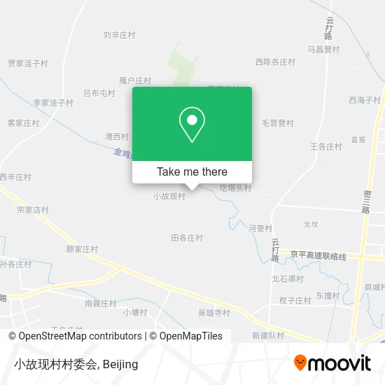 小故现村村委会 map