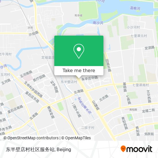 东半壁店村社区服务站 map