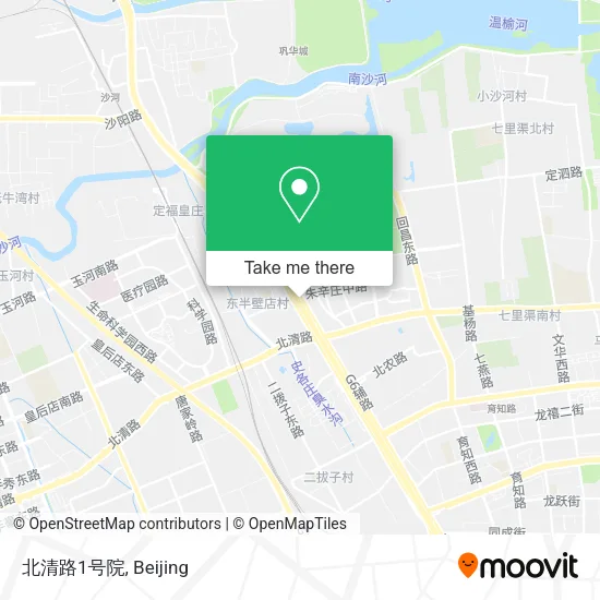 北清路1号院 map
