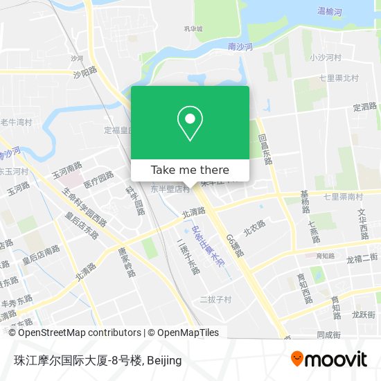 珠江摩尔国际大厦-8号楼 map