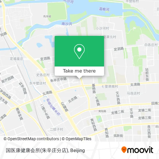 国医康健康会所(朱辛庄分店) map