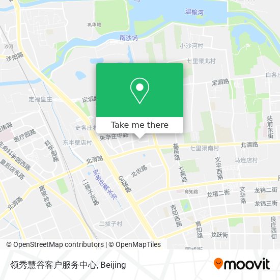 领秀慧谷客户服务中心 map