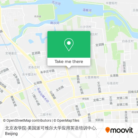 北京农学院-美国派可维尔大学应用英语培训中心 map