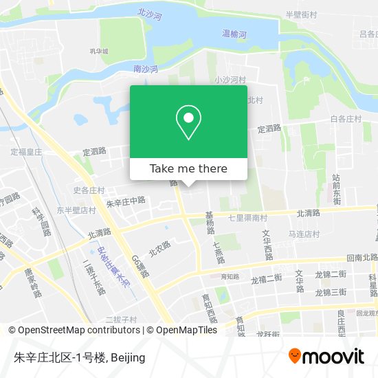 朱辛庄北区-1号楼 map