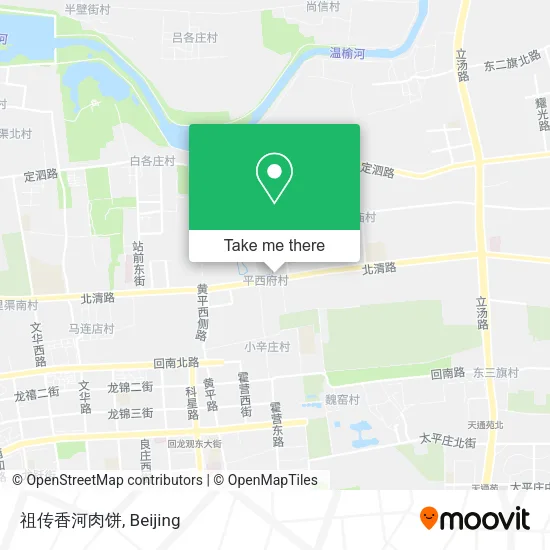 祖传香河肉饼 map