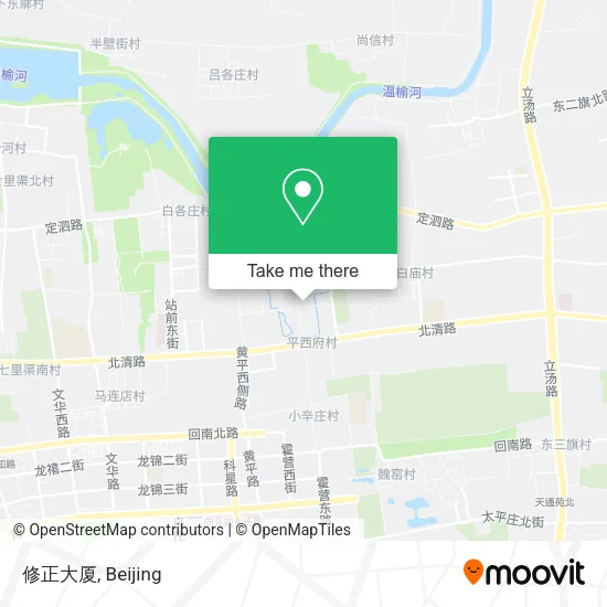 修正大厦 map