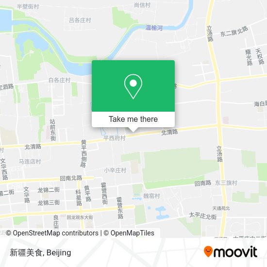 新疆美食 map