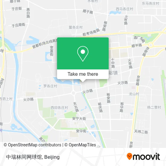 中瑞林间网球馆 map