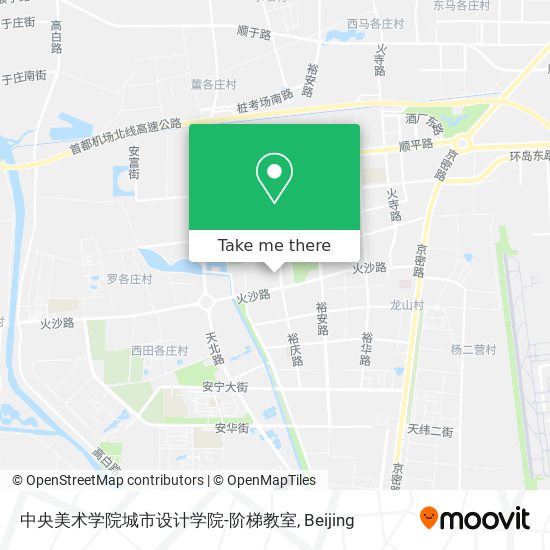 中央美术学院城市设计学院-阶梯教室 map