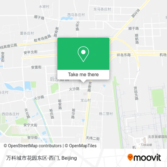 万科城市花园东区-西门 map